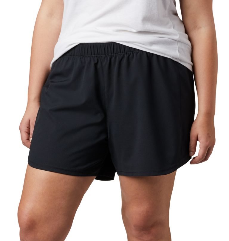 Women's Columbia PFG Tamiami Pull-On Shorts Black | Plus Size CA-HL85A